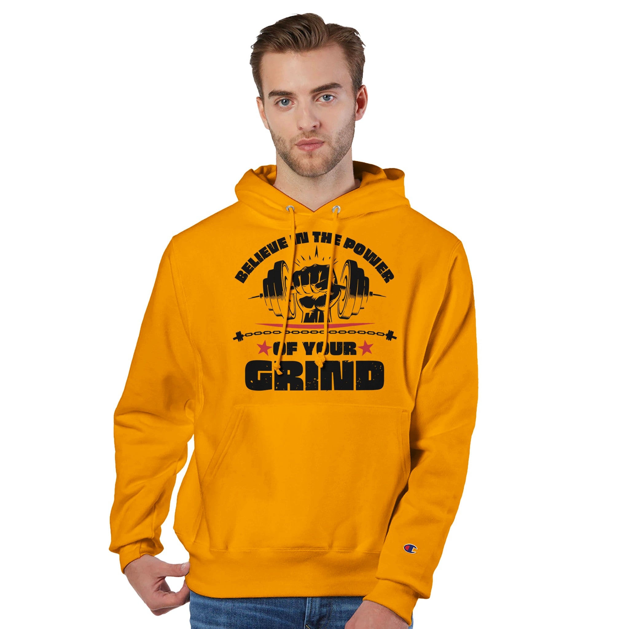 Gift Power & Grit Champion Workout Hoodie Gift Power & Grit Champion Workout Hoodie