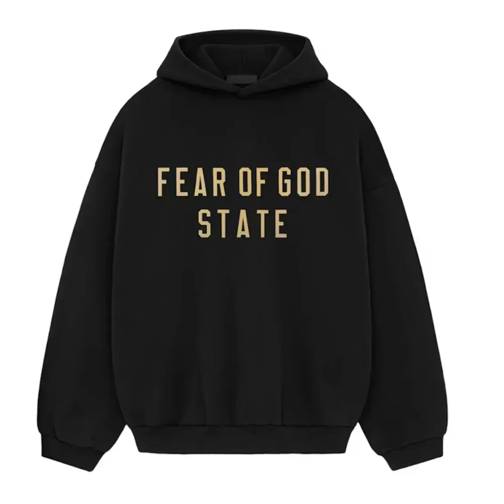 Fear Of God Essentials Fleece Hoodie Black FW