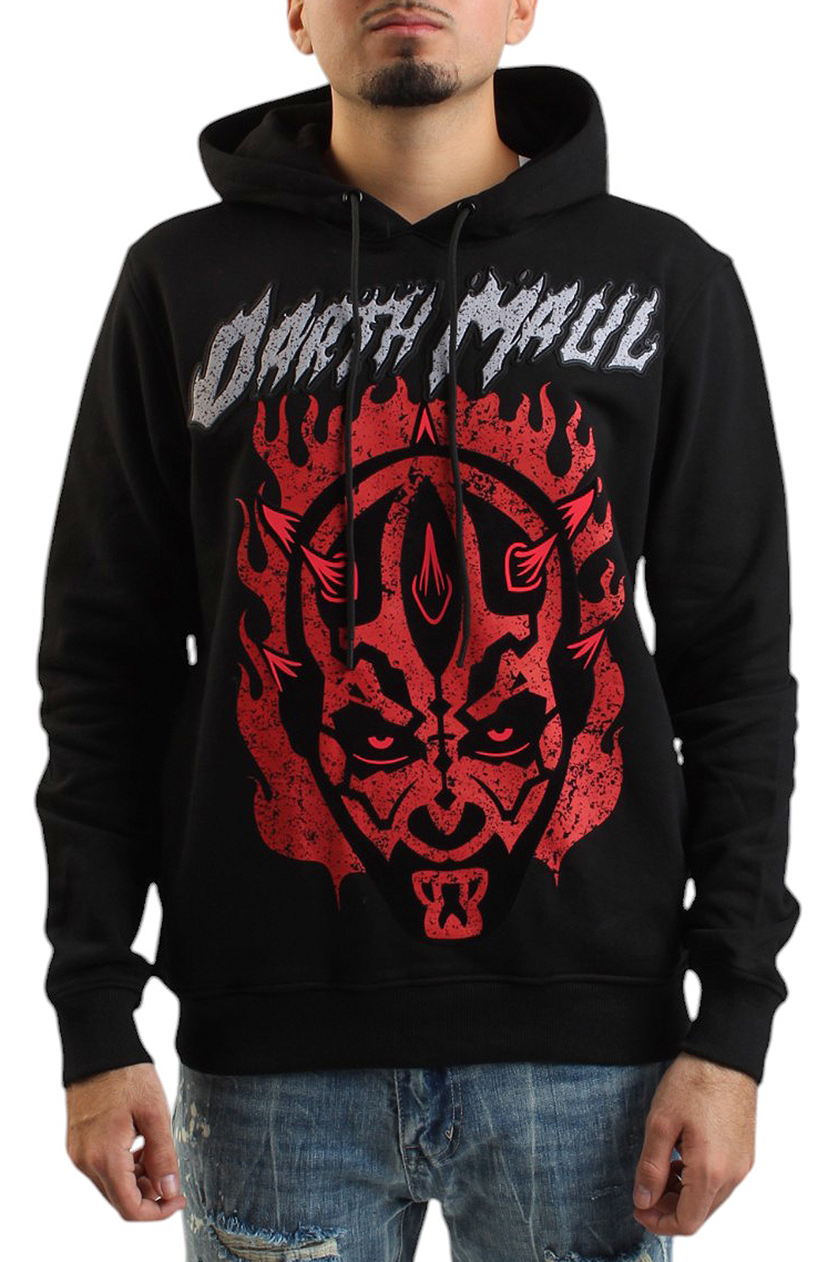 Men Darth Maul Hoodie Black Hoodies M Black Men Darth Maul Hoodie Black Hoodies M Black