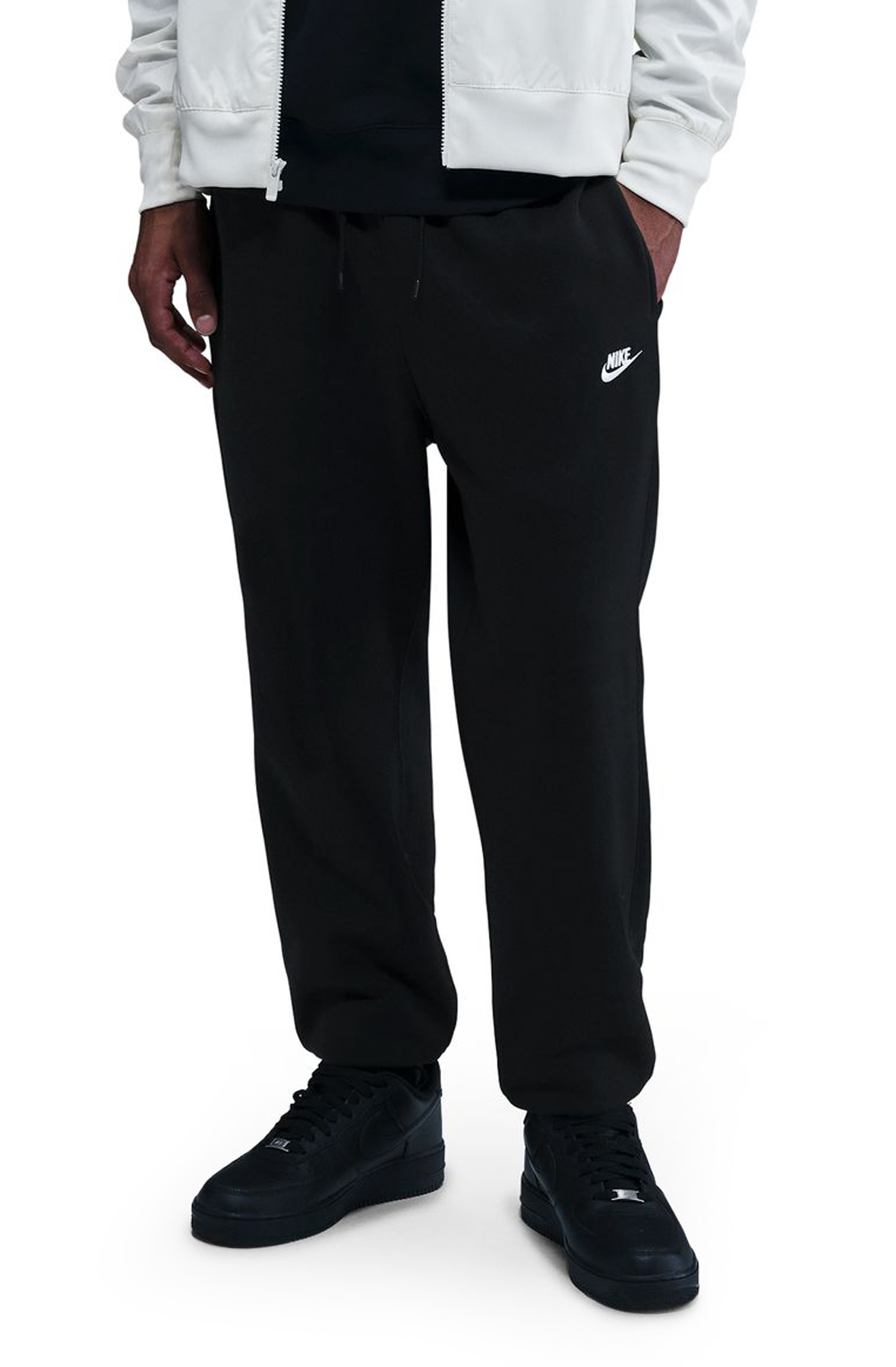 Men Club Joggers Sweatpants BlackWhite