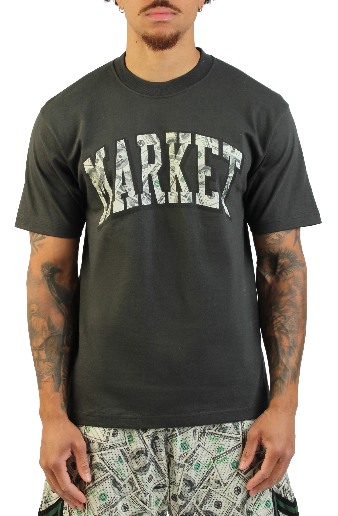 Men Money Arc Shirt Washed Black shirts Washed Black Men Money Arc Shirt Washed Black shirts Washed Black