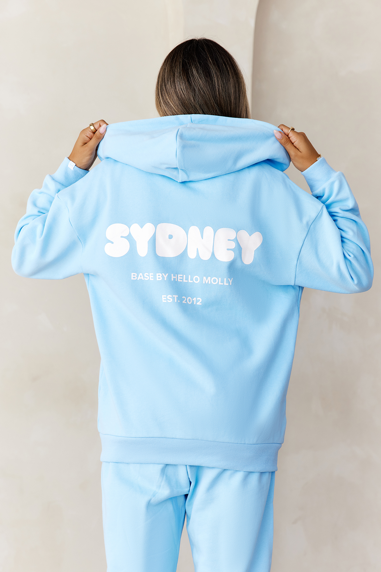 BASE Zip Up Sydney Hoodie Blue BASE Zip Up Sydney Hoodie Blue