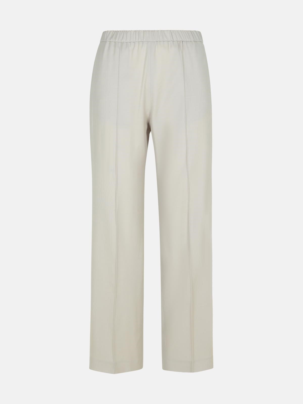 FABIANA FILIPPI Grey Virgin Wool Trousers FABIANA FILIPPI Grey Virgin Wool Trousers