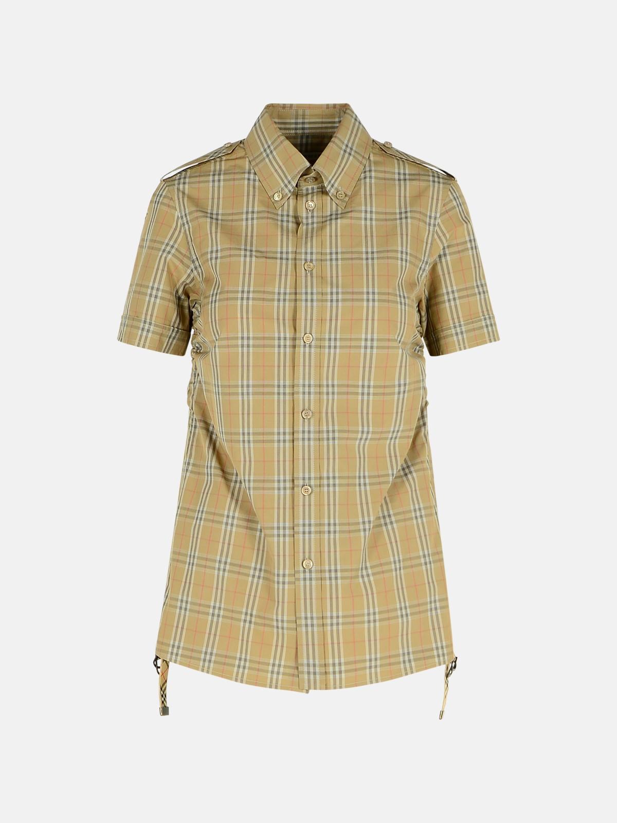 BURBERRY Beige Cotton Shirt BURBERRY Beige Cotton Shirt