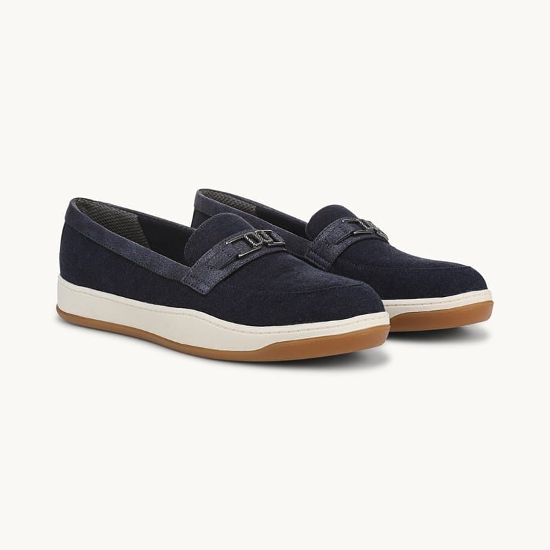 LifeStride Daydream Slip On Shoes Navy Blazer Knit Fabric . W LifeStride Daydream Slip On Shoes Navy Blazer Knit Fabric . W