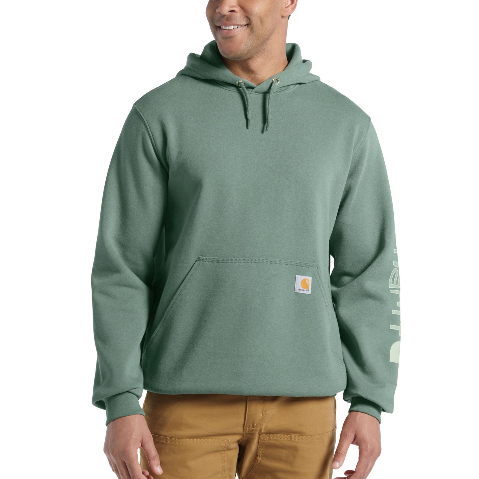Carhartt Iconic K Logo Sweatshirt Men’s Green Knit Tops XXXX Carhartt Iconic K Logo Sweatshirt Men’s Green Knit Tops XXXX
