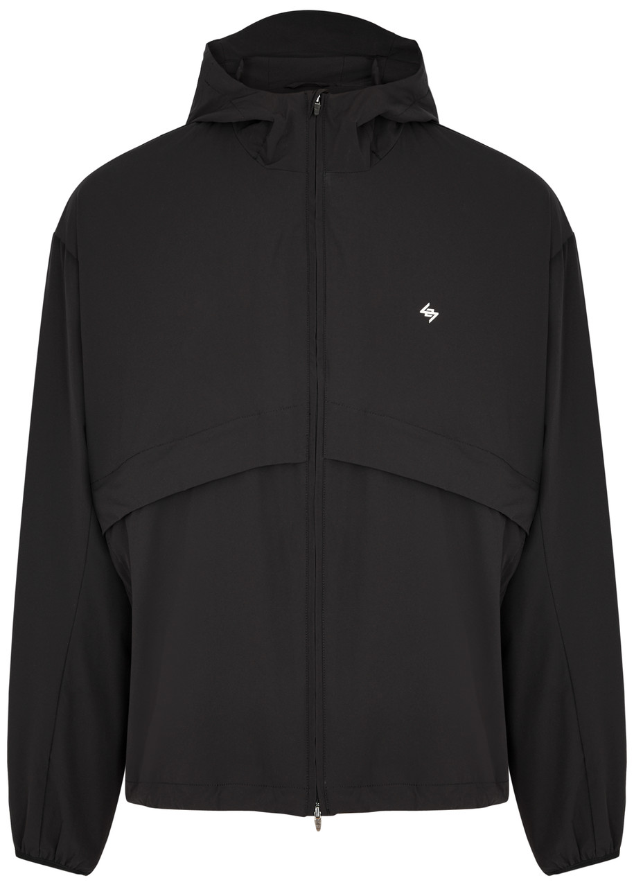 Represent Hooded Shell Jacket – Black Represent Hooded Shell Jacket – Black