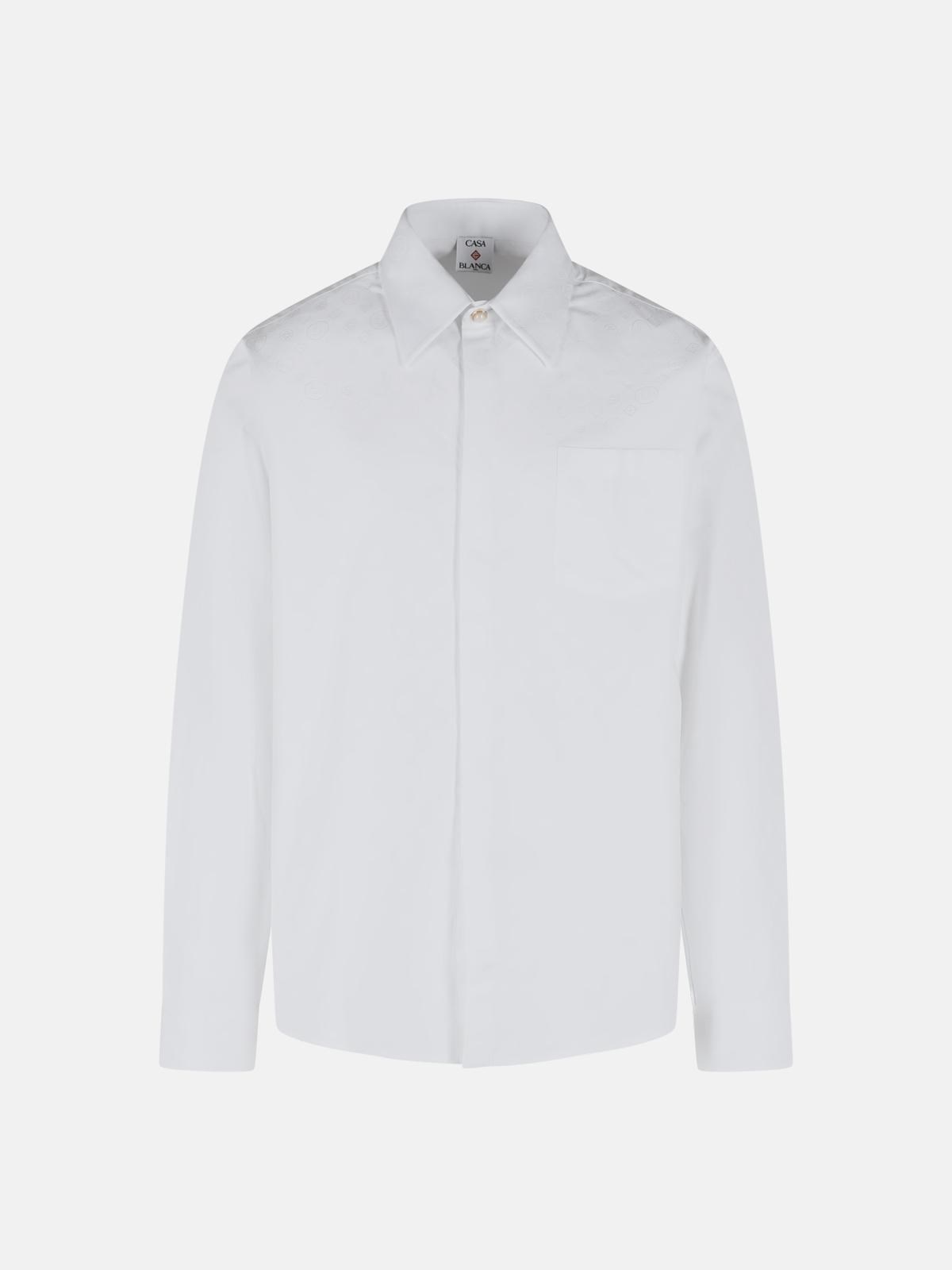 CASABLANCA White Cotton Shirt CASABLANCA White Cotton Shirt