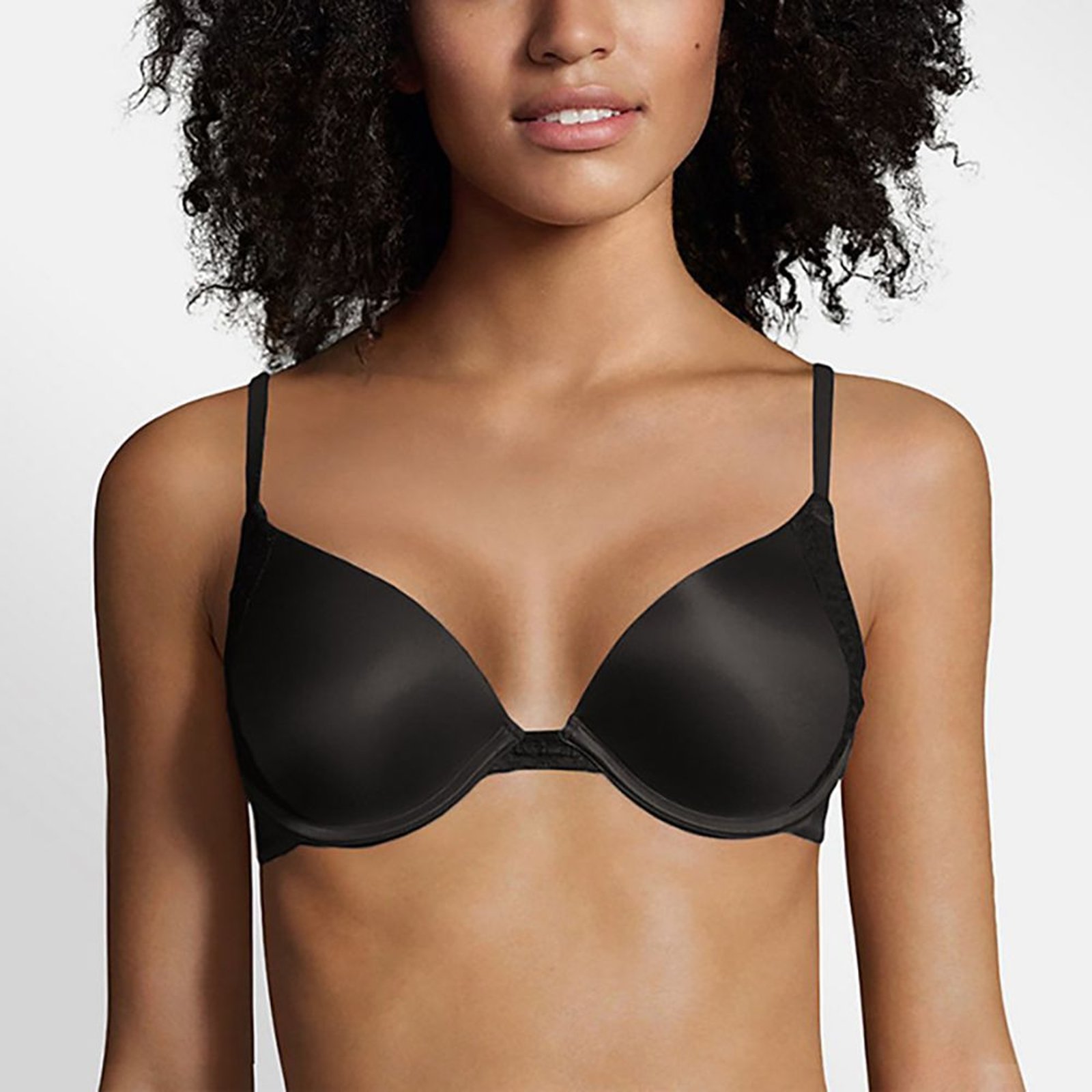 Maidenform Love The Lift Natural Boost Demi Shirt Bra Black Bras -B Maidenform Love The Lift Natural Boost Demi Shirt Bra Black Bras -B