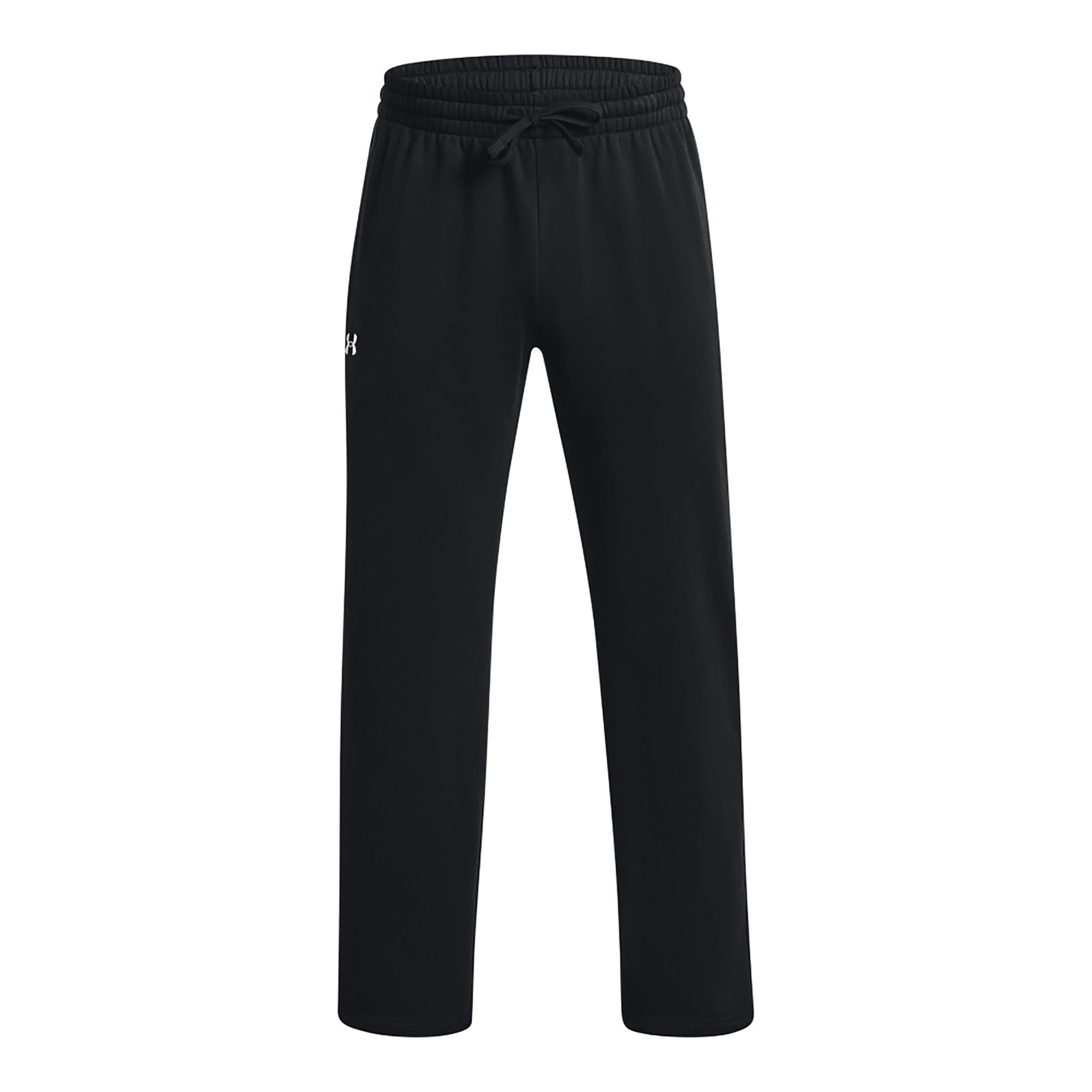 Under Armour Men’s Rival Fleece Open Hem Pant Black Pants Under Armour Men’s Rival Fleece Open Hem Pant Black Pants