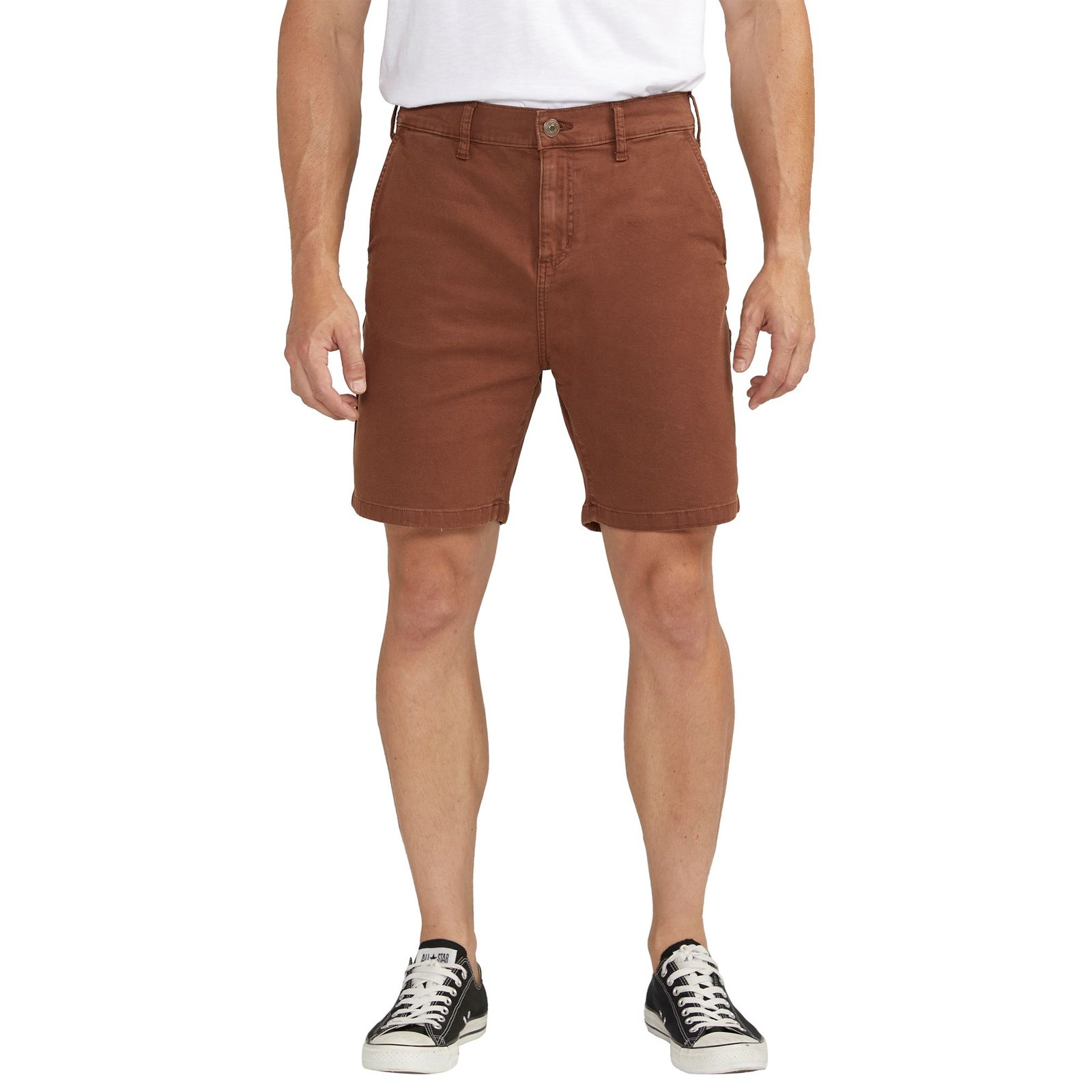 Silver Jeans Men’s Essential Twill Painter Short Brown Shorts Silver Jeans Men’s Essential Twill Painter Short Brown Shorts