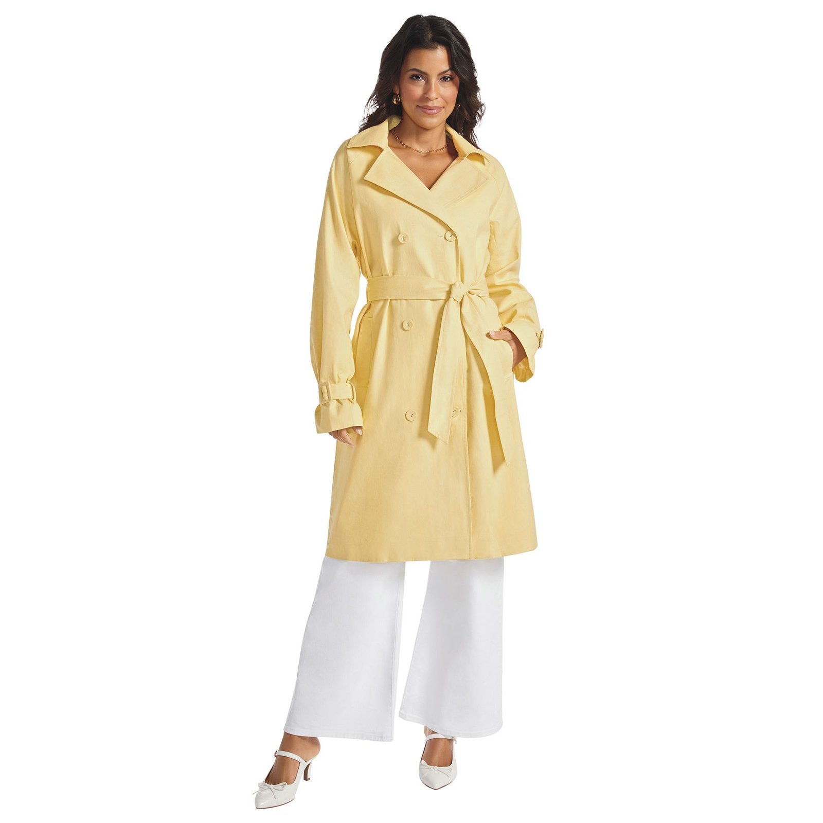 Masseys Classic Trench Coat Yellow Jackets X Masseys Classic Trench Coat Yellow Jackets X