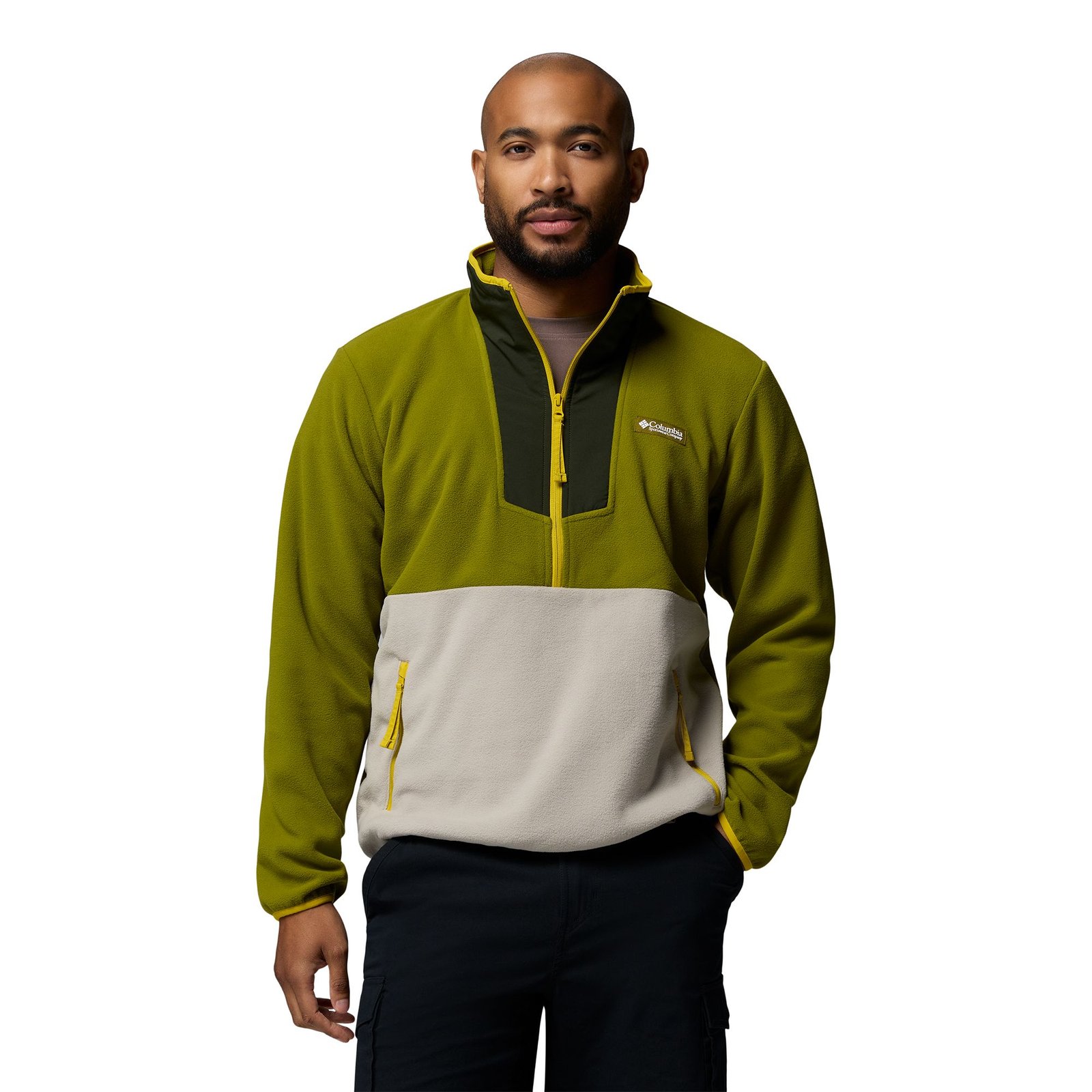 Columbia Men’s Sequoia Grove Half-Zip Fleece Green Jackets X Columbia Men’s Sequoia Grove Half-Zip Fleece Green Jackets X