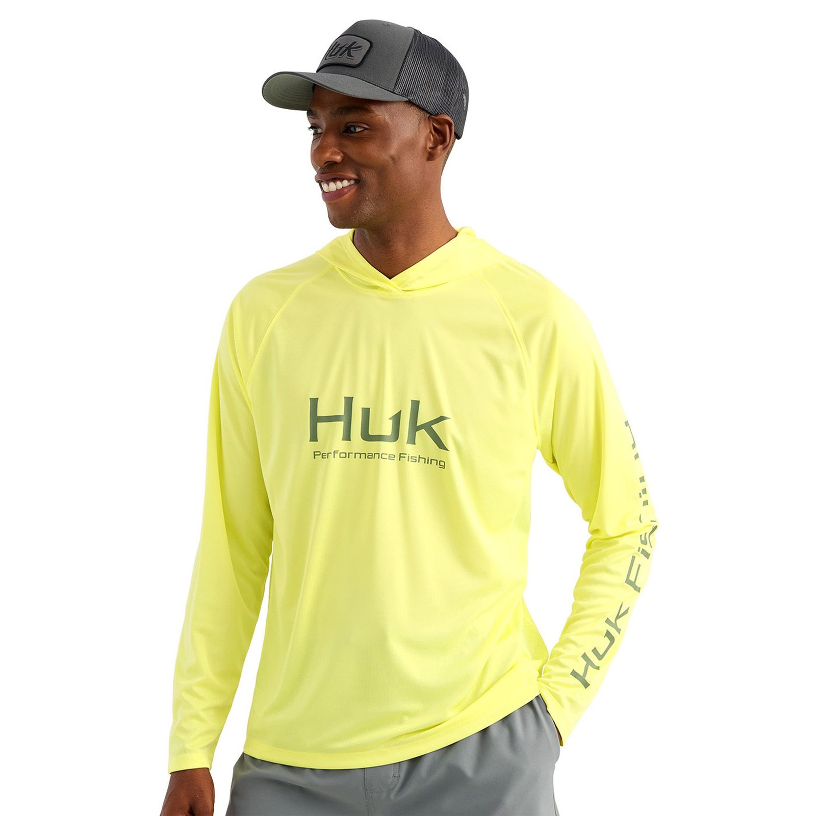 H Men’s Pursuit Hoodie Yellow Knit Tops H Men’s Pursuit Hoodie Yellow Knit Tops