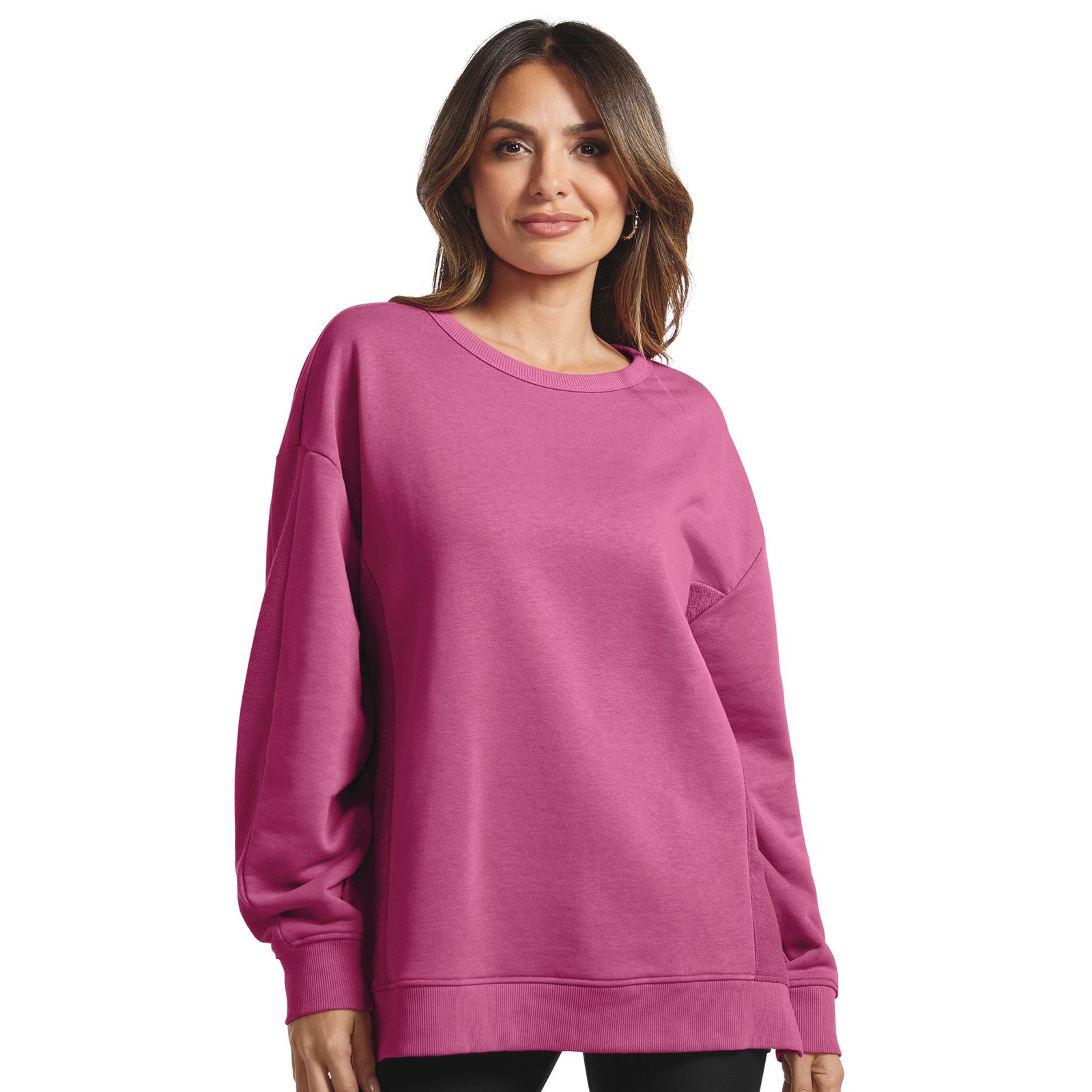 Masseys Lifestyle Crewneck Sweatshirt Pink Knit Tops X Masseys Lifestyle Crewneck Sweatshirt Pink Knit Tops X
