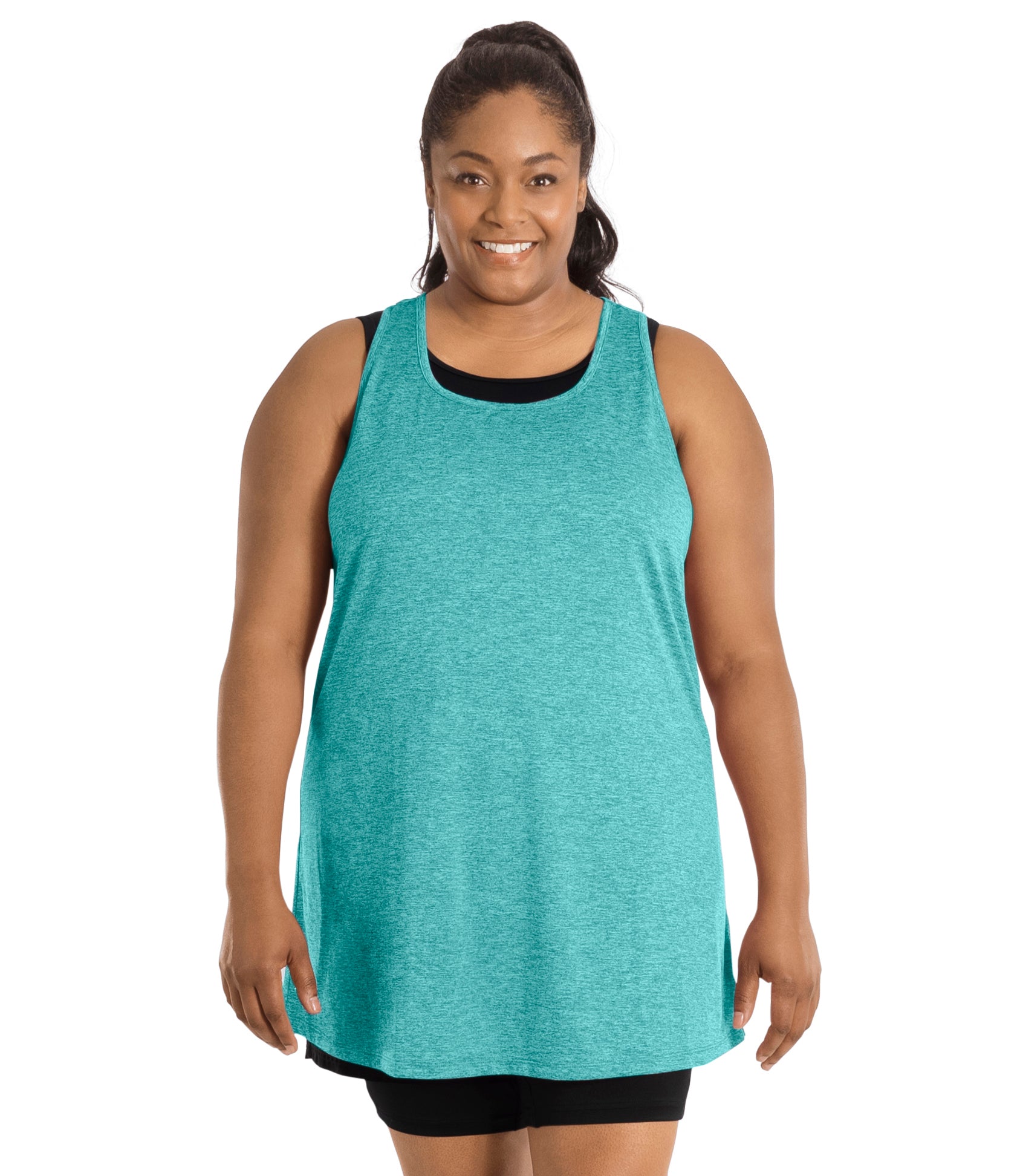 SunLite Racer Back Tank Top – FINAL SALE, X Heather Coastal Teal SunLite Racer Back Tank Top – FINAL SALE, X Heather Coastal Teal