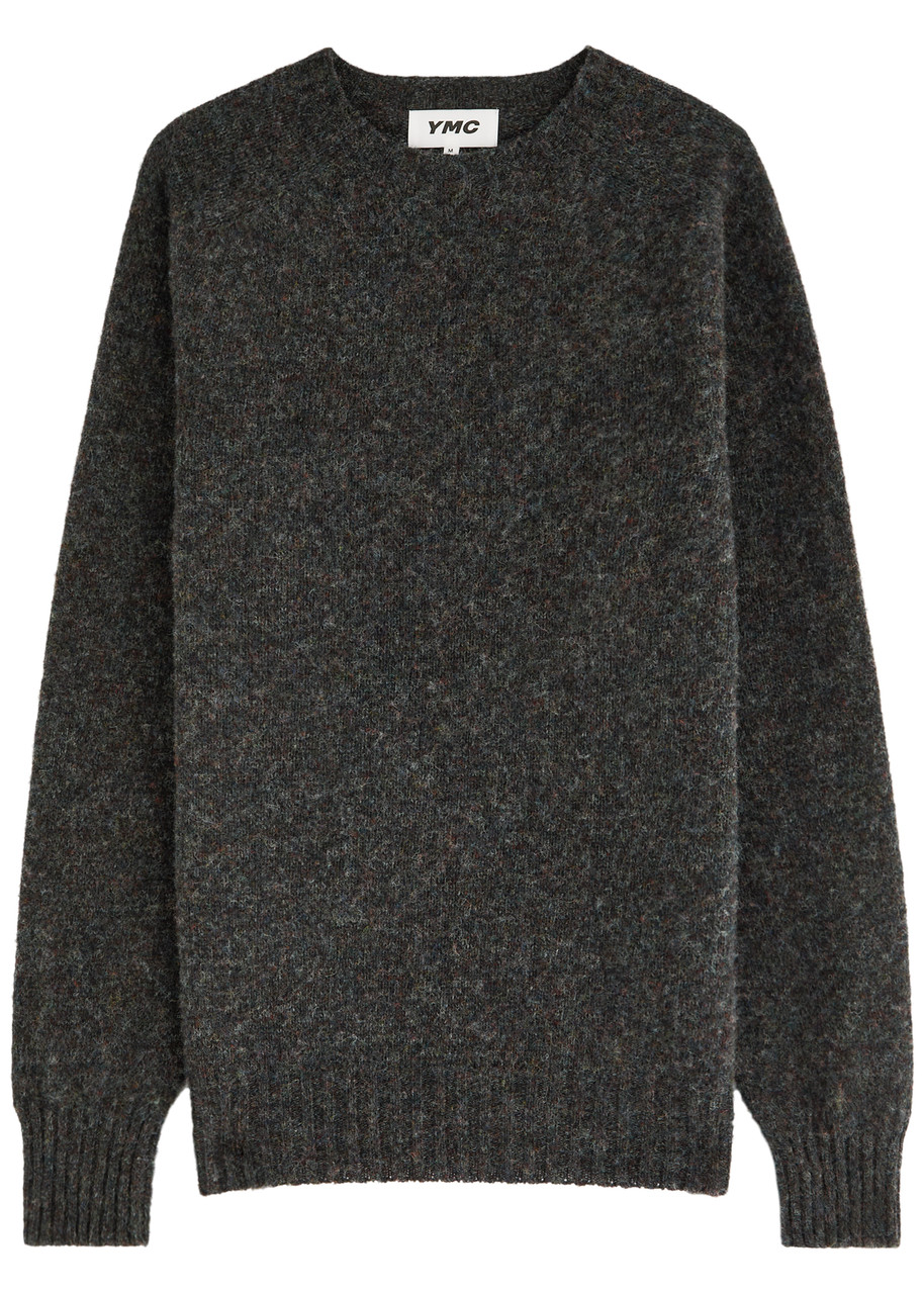 Ymc Suedehead Wool Jumper – Dark Grey Ymc Suedehead Wool Jumper – Dark Grey