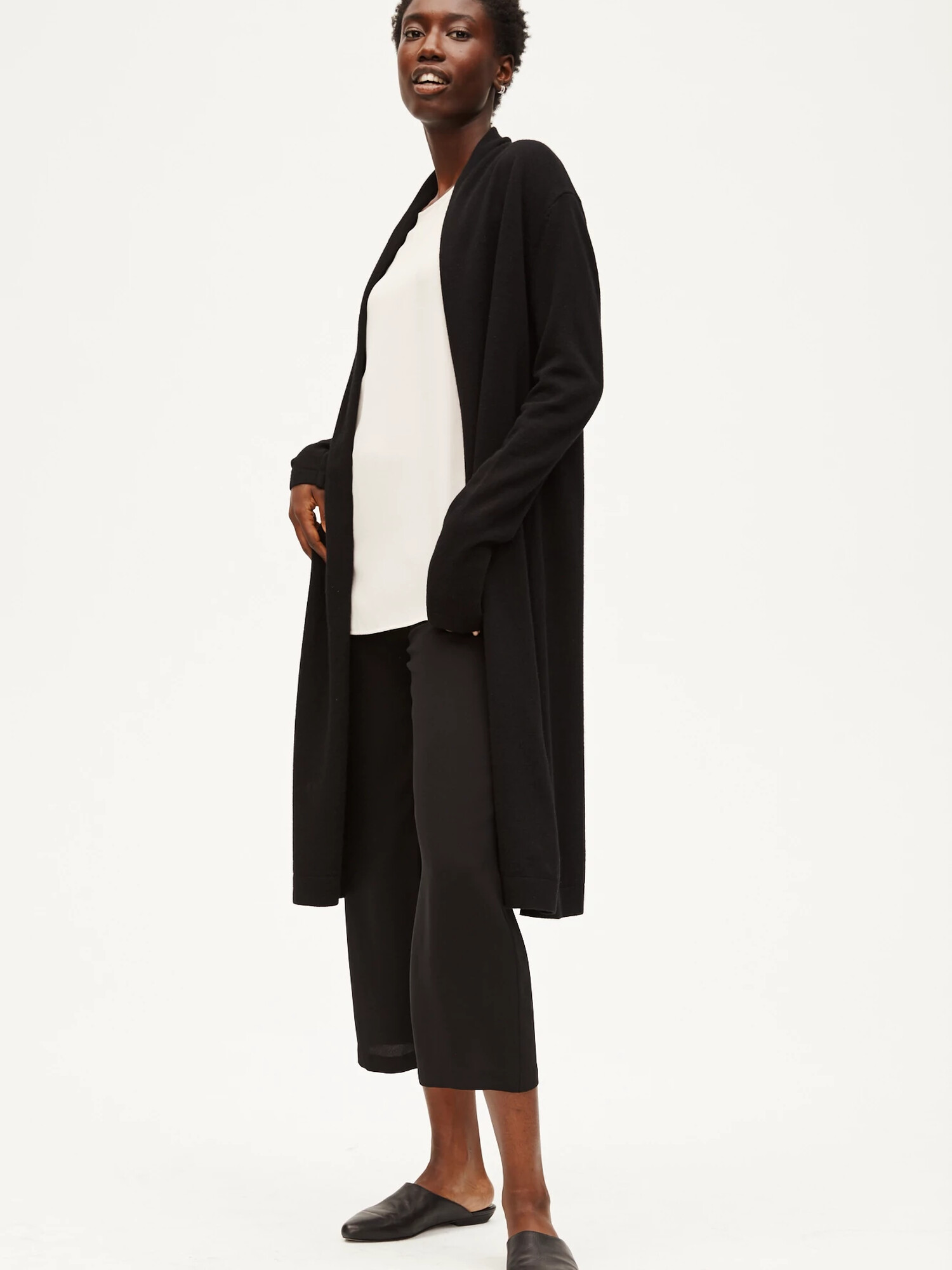 Italian Cashmere Long Cardigan