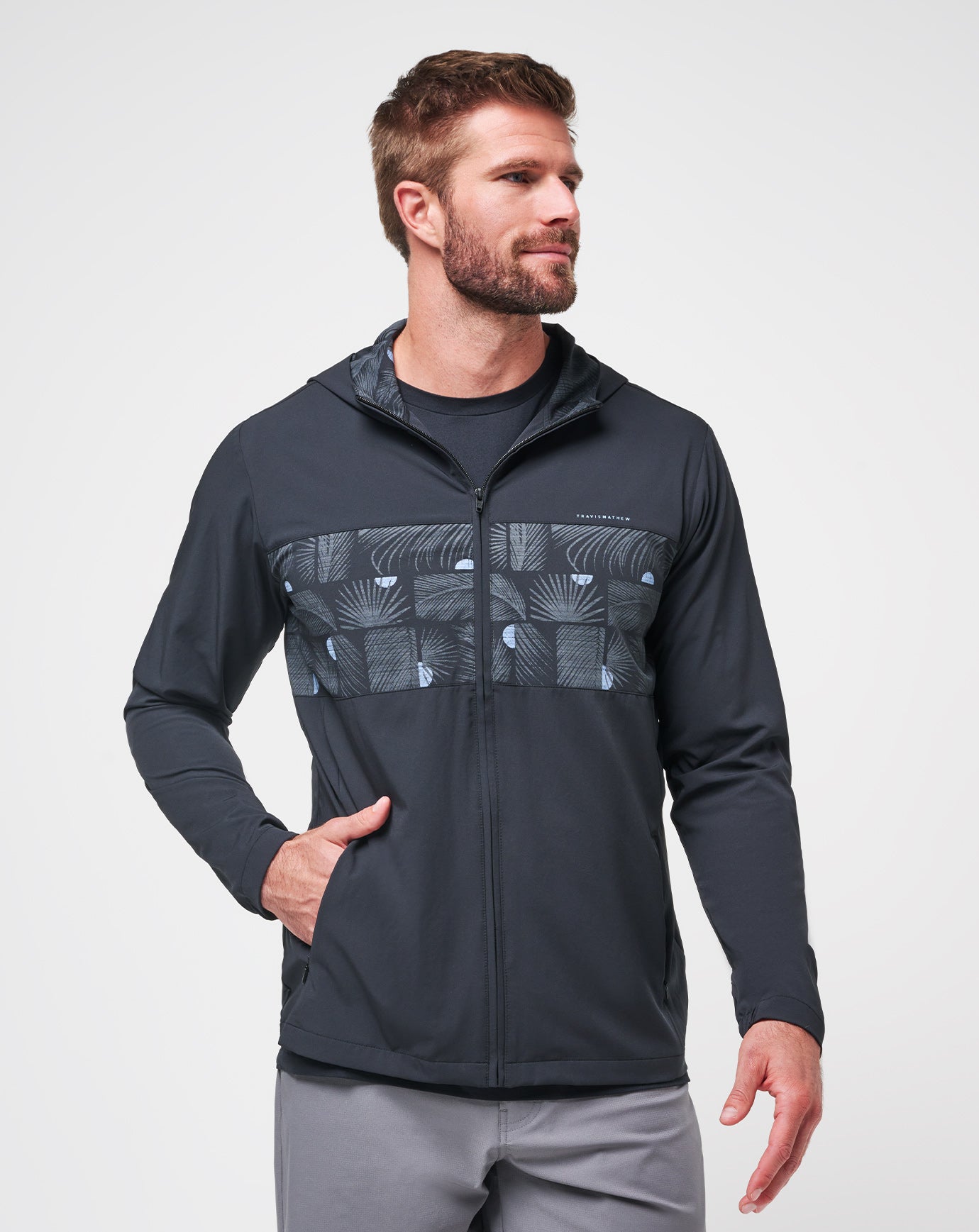 Tech Hoodie Striped Full Zip Tech Hoodie Striped Full Zip