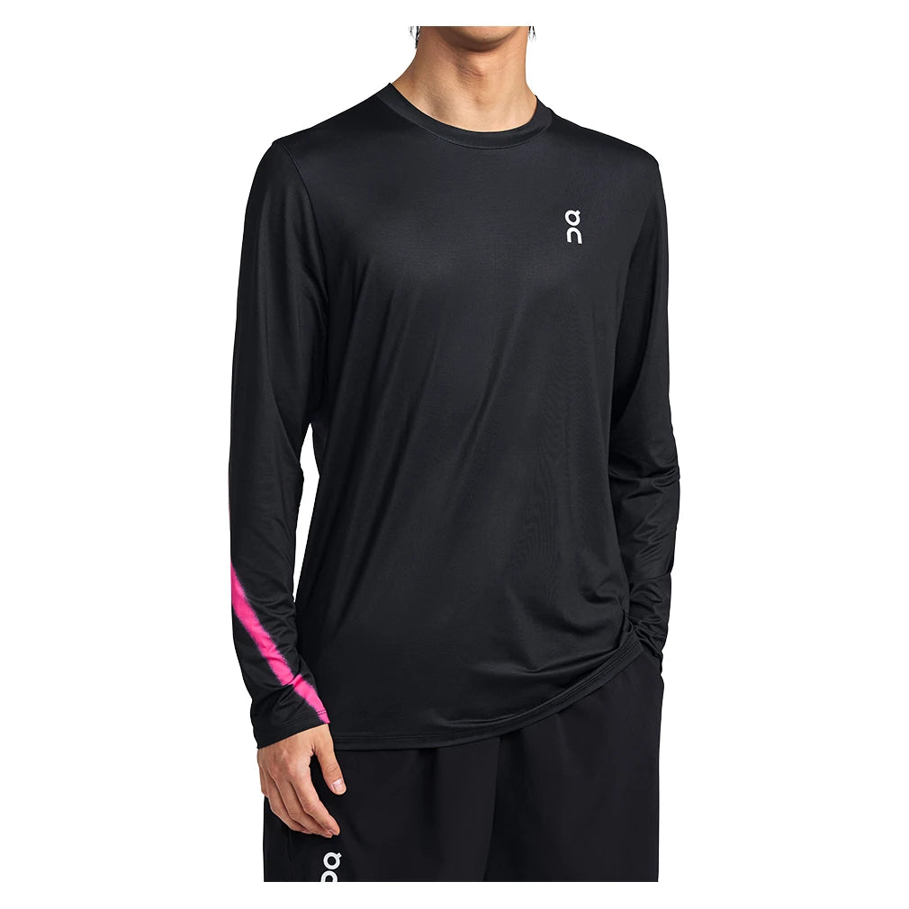 Men’s Court Long Sleeve Tennis Top – _BLACK Men’s Court Long Sleeve Tennis Top – _BLACK
