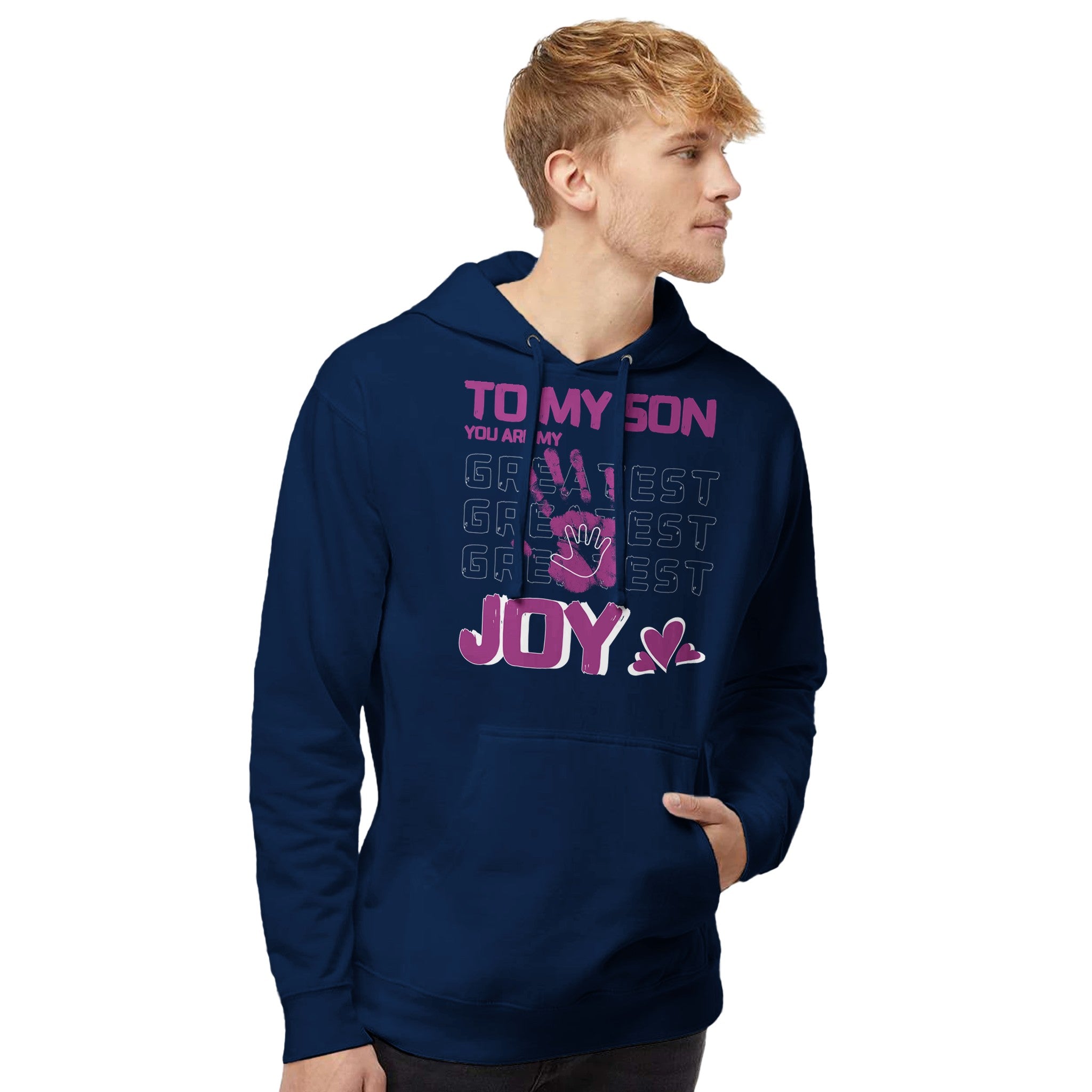To My Son Hoodie A Gift of Joy and Love To My Son Hoodie A Gift of Joy and Love