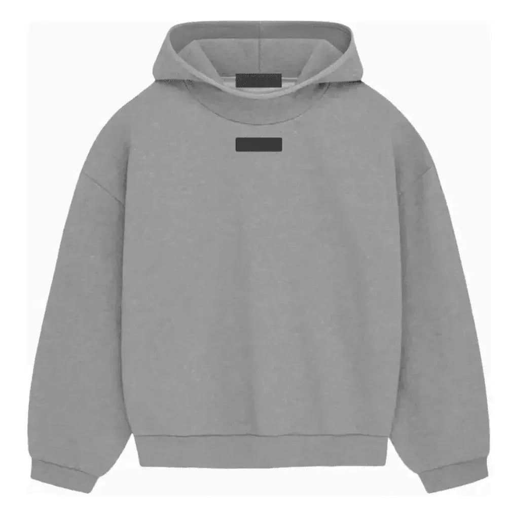 Fear of God Essentials Pullover Hoodie Dark Heather Oatmeal Fear of God Essentials Pullover Hoodie Dark Heather Oatmeal