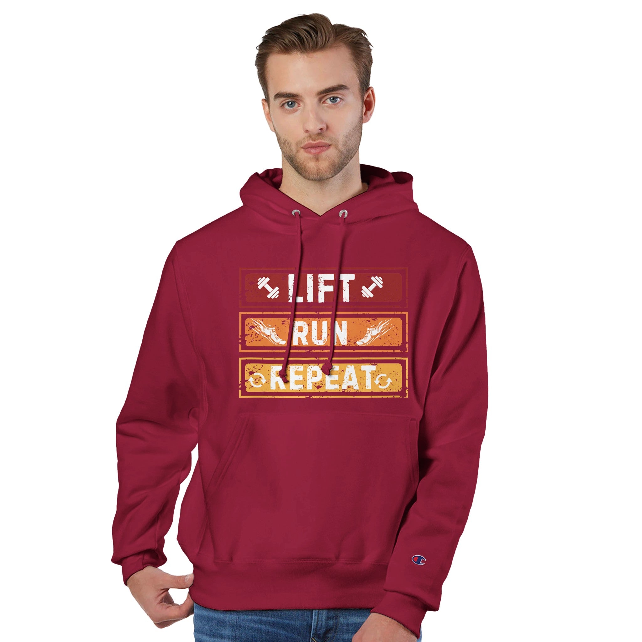 Power Every Rep Champion Workout Hoodie