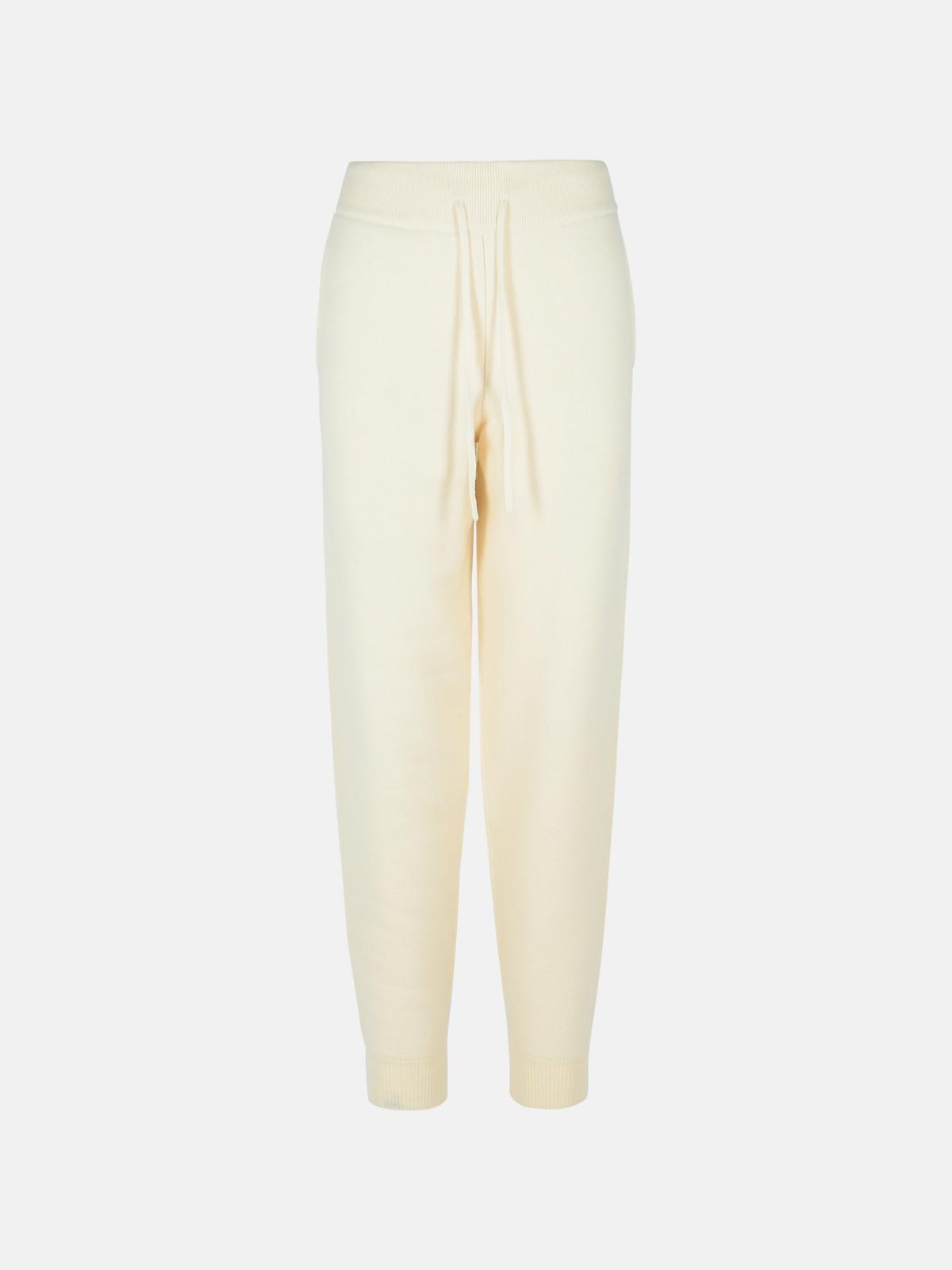 LOULOU DE SAISON ‘Hespero’ Ivory Cashmere Trousers LOULOU DE SAISON ‘Hespero’ Ivory Cashmere Trousers