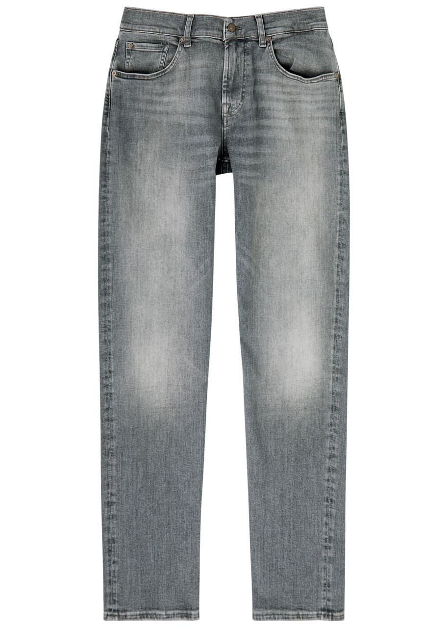 For All Mankind Slimmy Tapered Luxe Performance Jeans – Grey – W