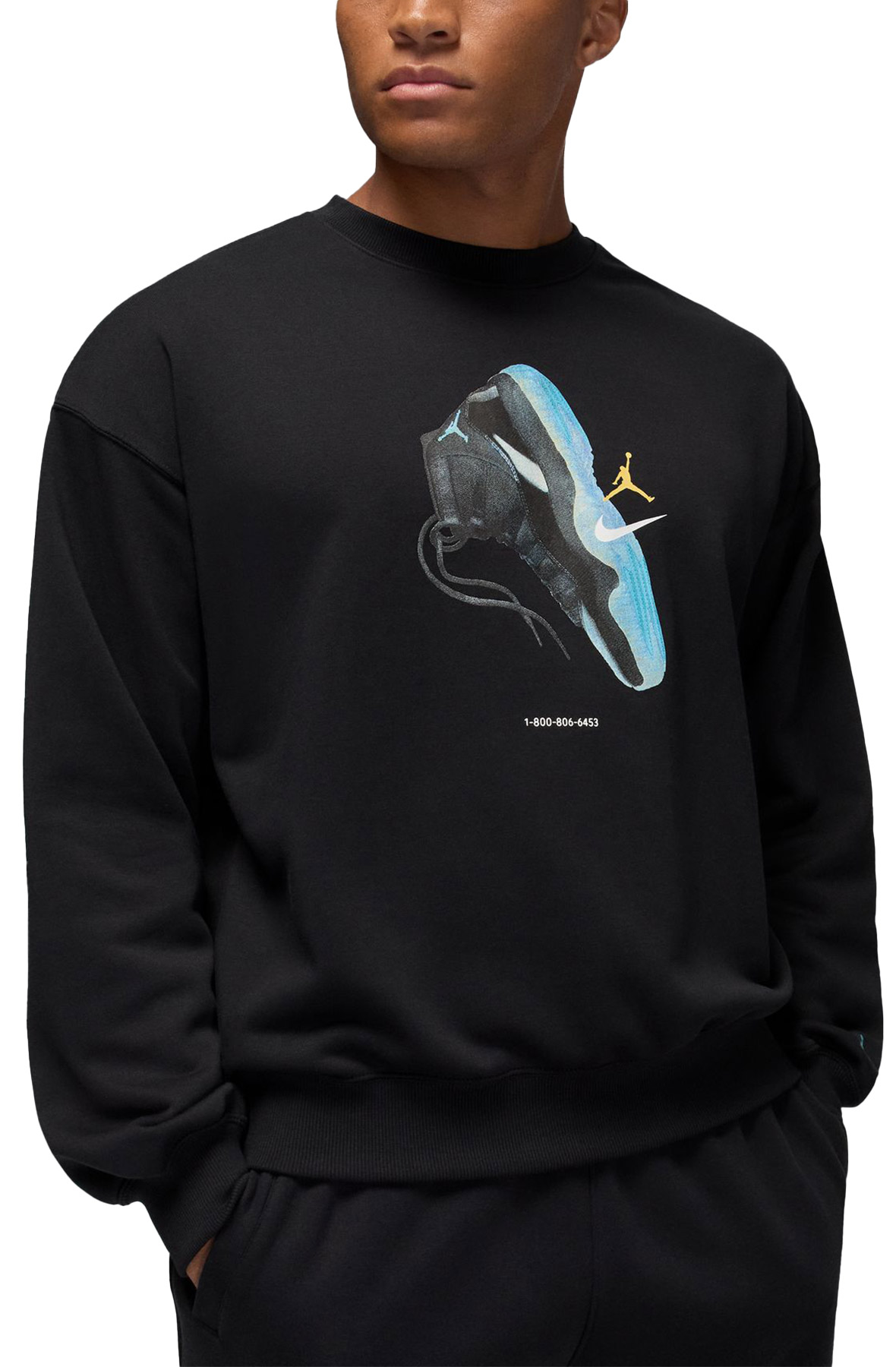 Men Brooklyn Fleece Crewneck Sweatshirt BlackGamma Blue Sweatshirts L BlackGamma Blue Men Brooklyn Fleece Crewneck Sweatshirt BlackGamma Blue Sweatshirts L BlackGamma Blue