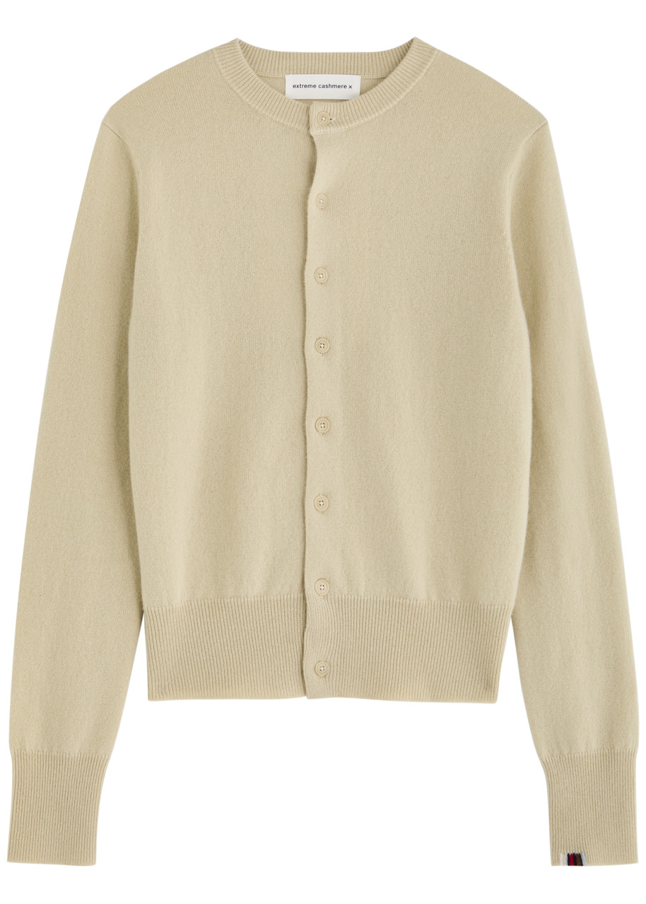 Extreme Cashmere N Little Cashmere Cardigan – Beige