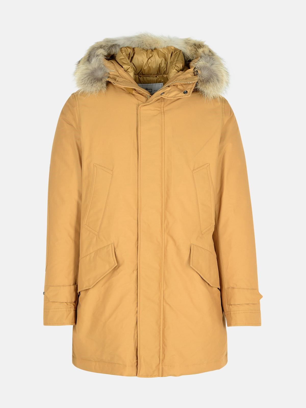 WOOLRICH ‘Polar’ Beige Cotton Blend Parka WOOLRICH ‘Polar’ Beige Cotton Blend Parka