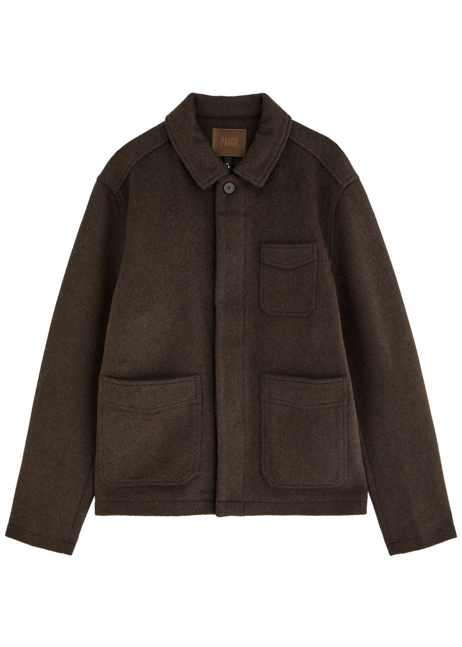 Paige Chancery Wool-blend Jacket – Brown Paige Chancery Wool-blend Jacket – Brown