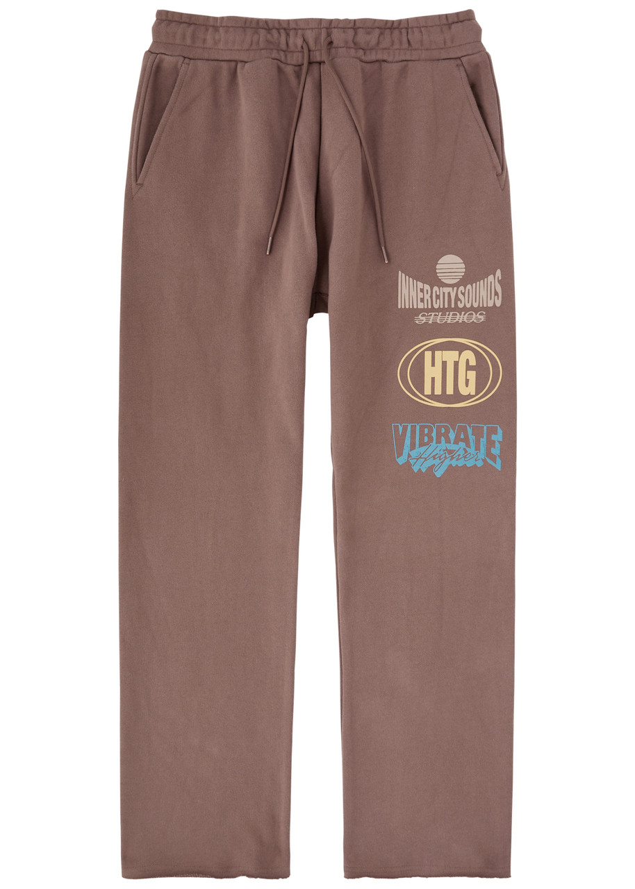Honor The Gift Studio Printed Cotton Sweatpants – Brown
