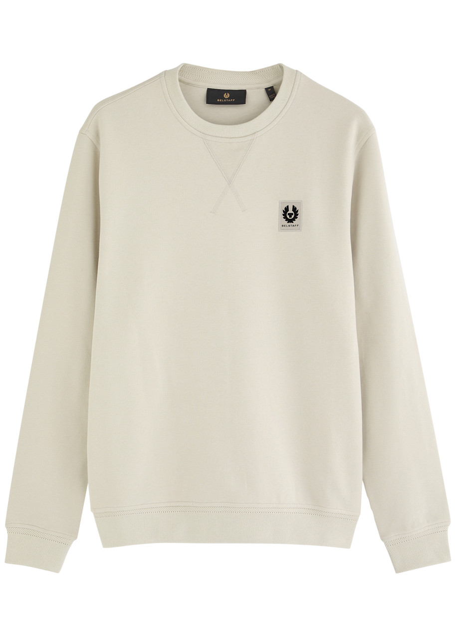Belstaff Logo Cotton Sweatshirt – Beige