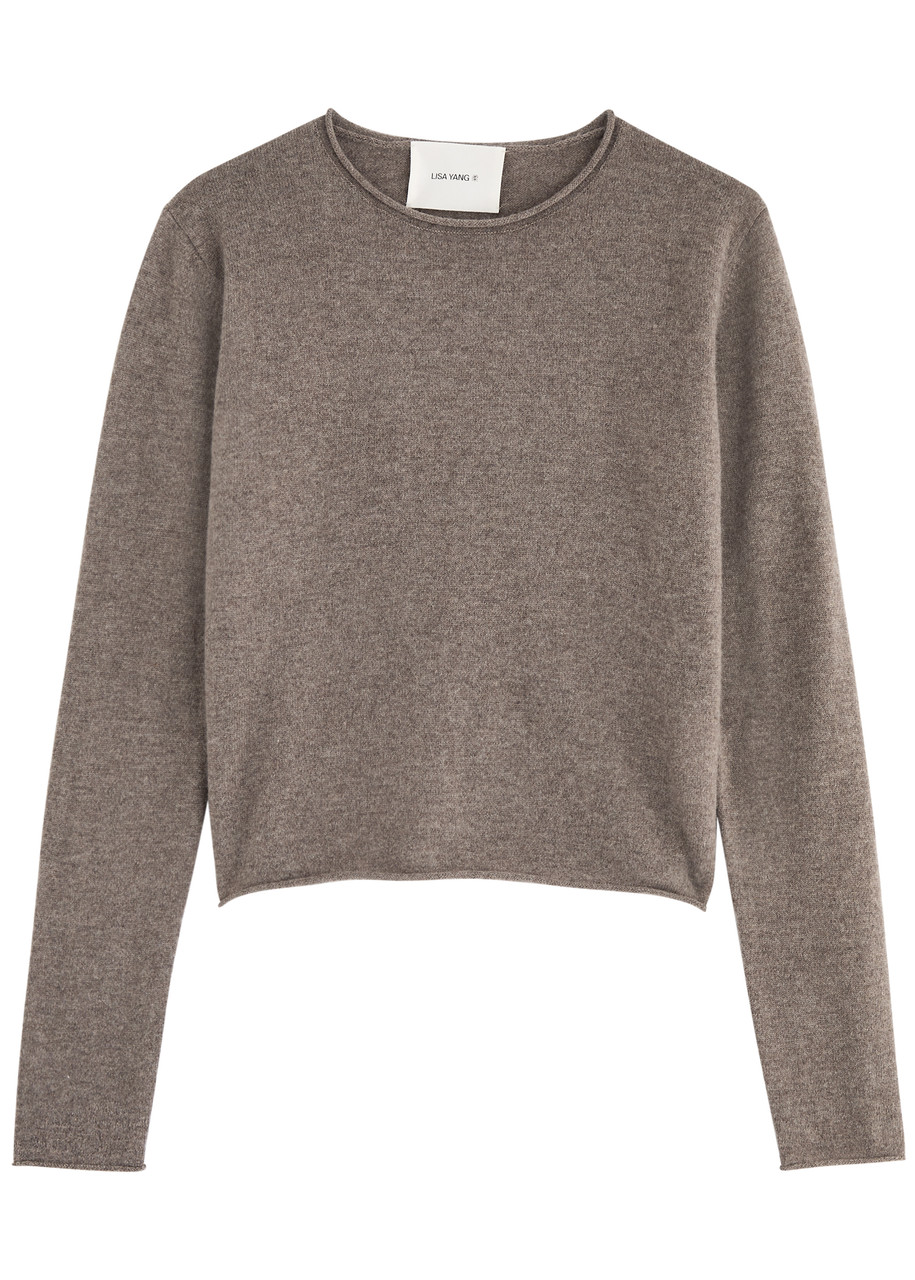 Lisa Yang Ida Cashmere Jumper – Brown – – M-L Lisa Yang Ida Cashmere Jumper – Brown – – M-L