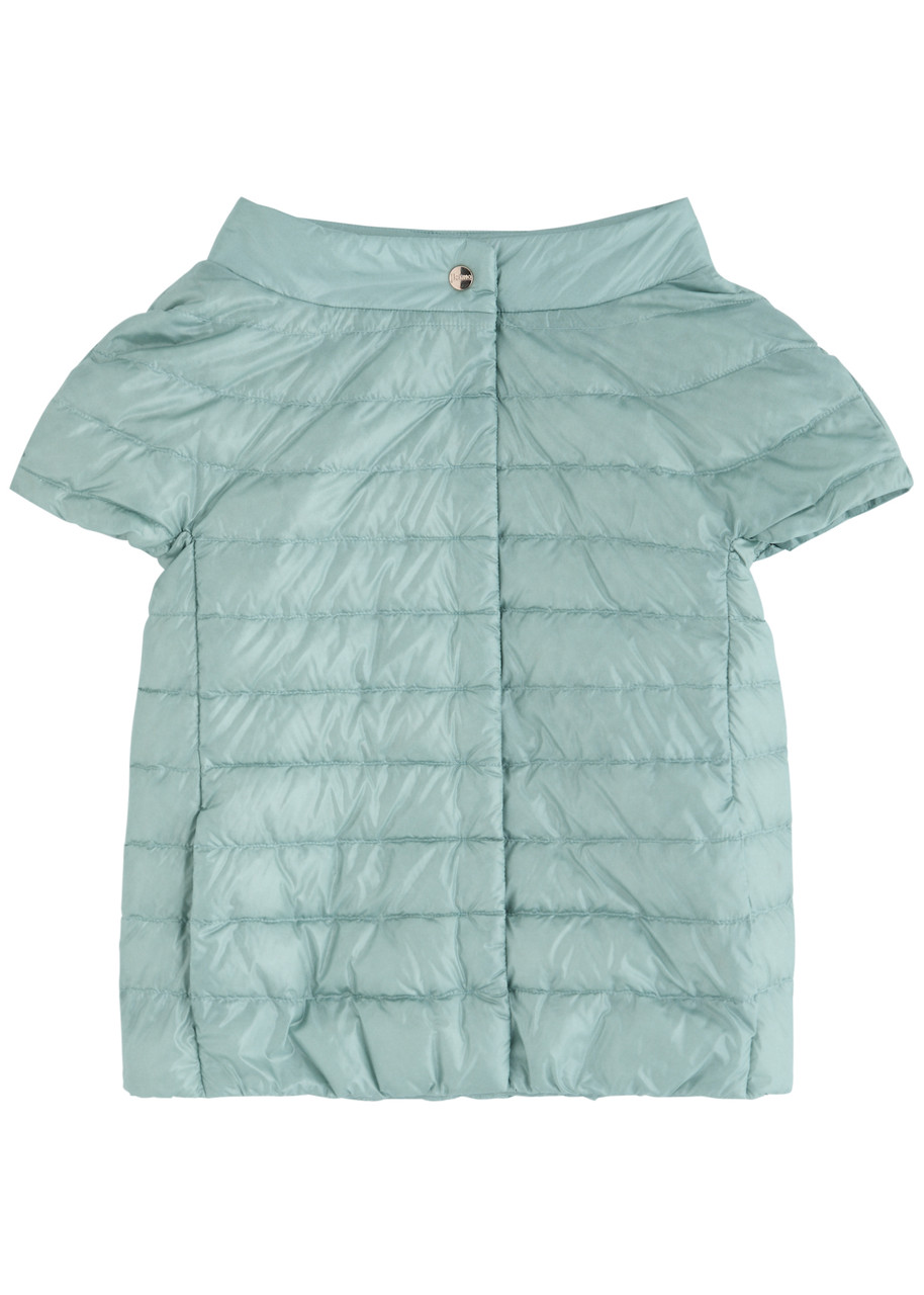 Herno Quilted Shell Gilet – Light Blue – M Herno Quilted Shell Gilet – Light Blue – M