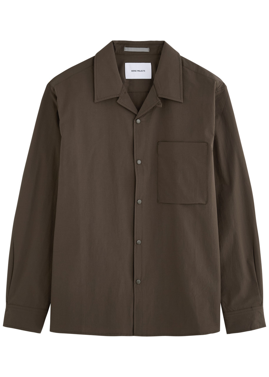 Norse Projects Carsten Shell Overshirt – Brown Norse Projects Carsten Shell Overshirt – Brown
