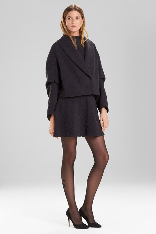 Knit Jacquard Cropped Jacket Knit Jacquard Cropped Jacket