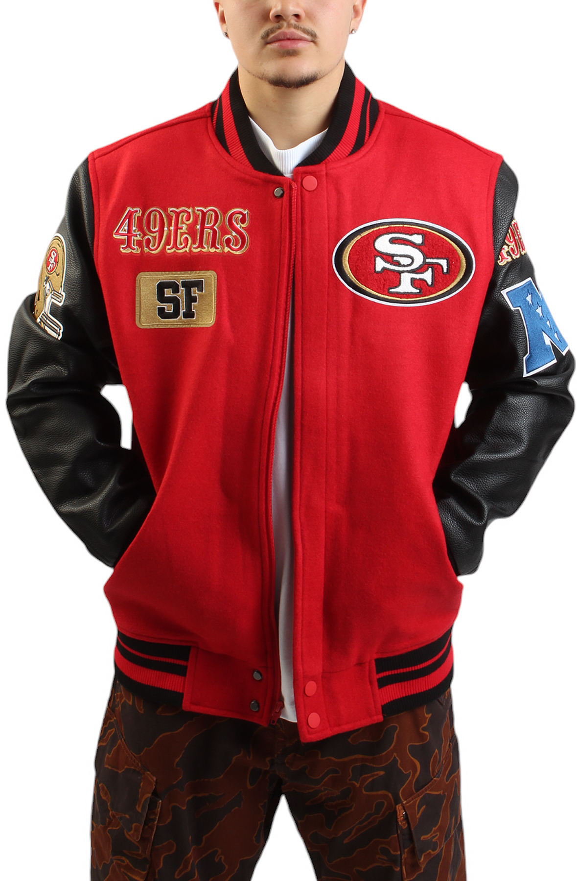 NFL ers Area Code Varsity Jacket NFL ers Area Code Varsity Jacket