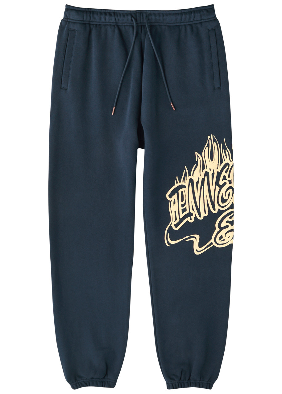 Honor The Gift Entertainment Printed Cotton Sweatpants – Blue Honor The Gift Entertainment Printed Cotton Sweatpants – Blue