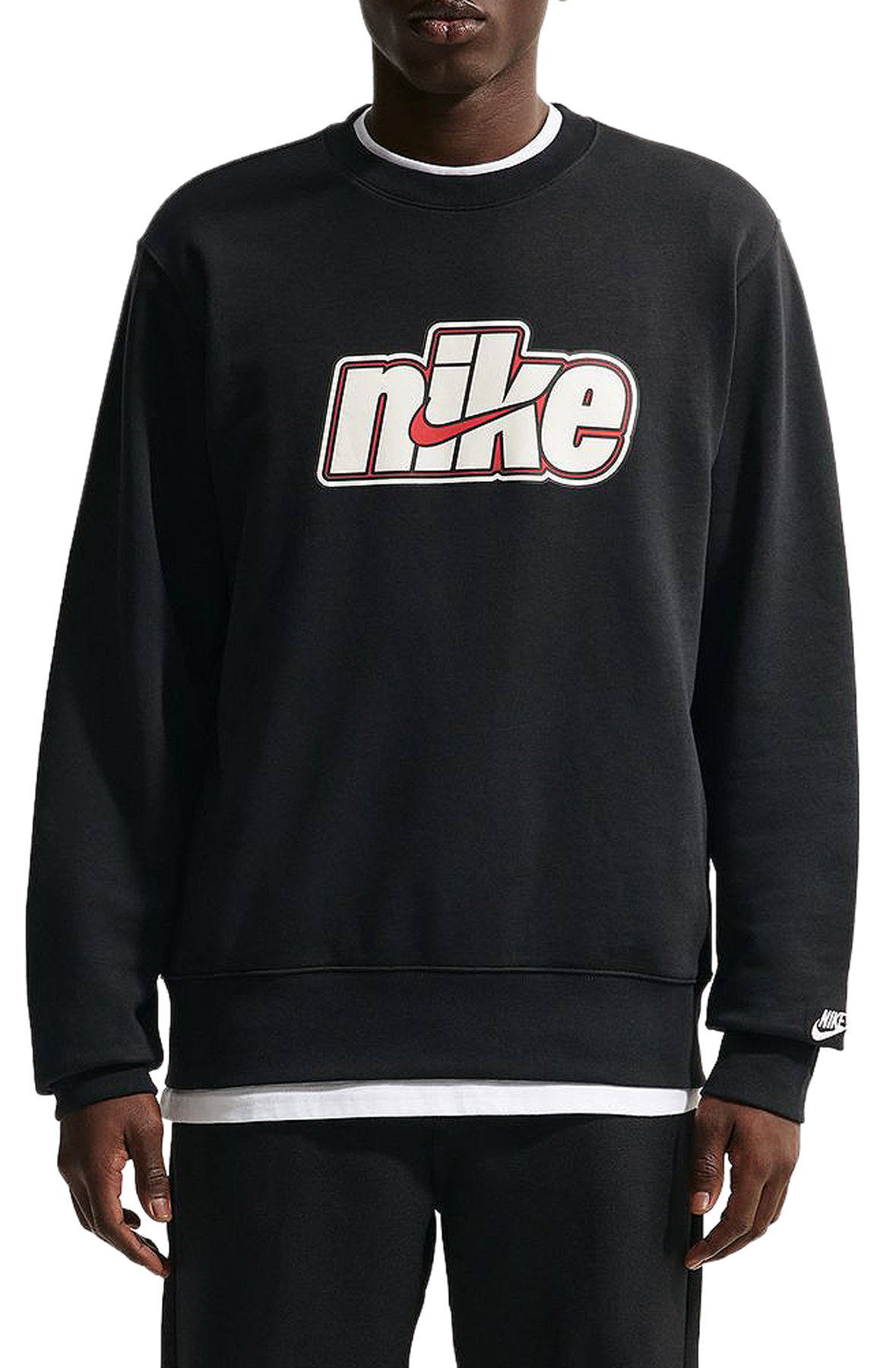 Men Sportswear Club French Terry Crew-Neck Sweatshirt BlackSail Sweatshirts BlackSail