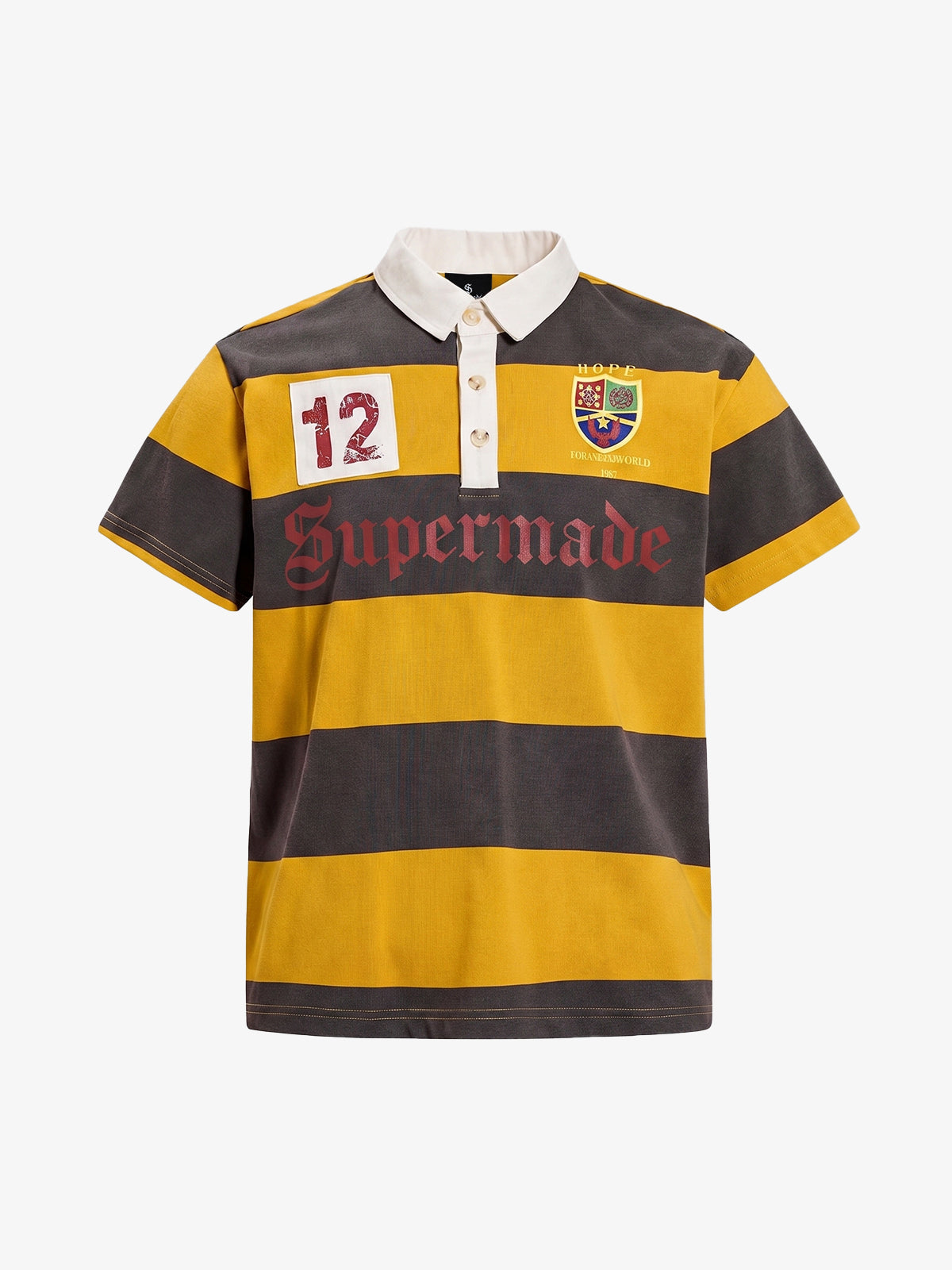 Vintage Striped Rugby Polo Shirt Vintage Striped Rugby Polo Shirt