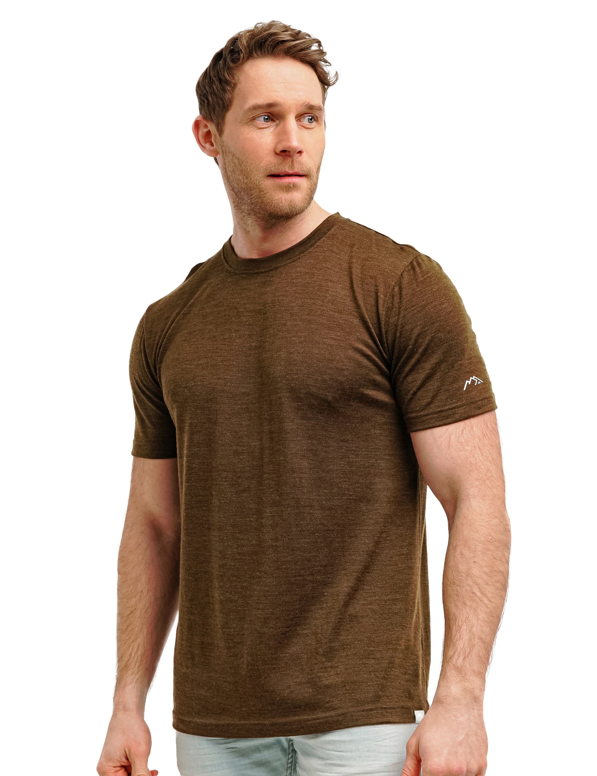 Men’s Merino shirt Artichoke Green Melange +socks Men’s Merino shirt Artichoke Green Melange +socks