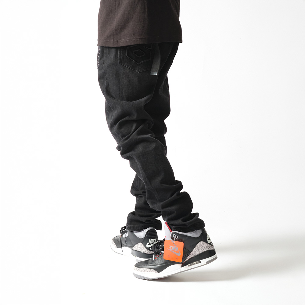 Atelier Denim Patch Black Slim Jeans Atelier Denim Patch Black Slim Jeans