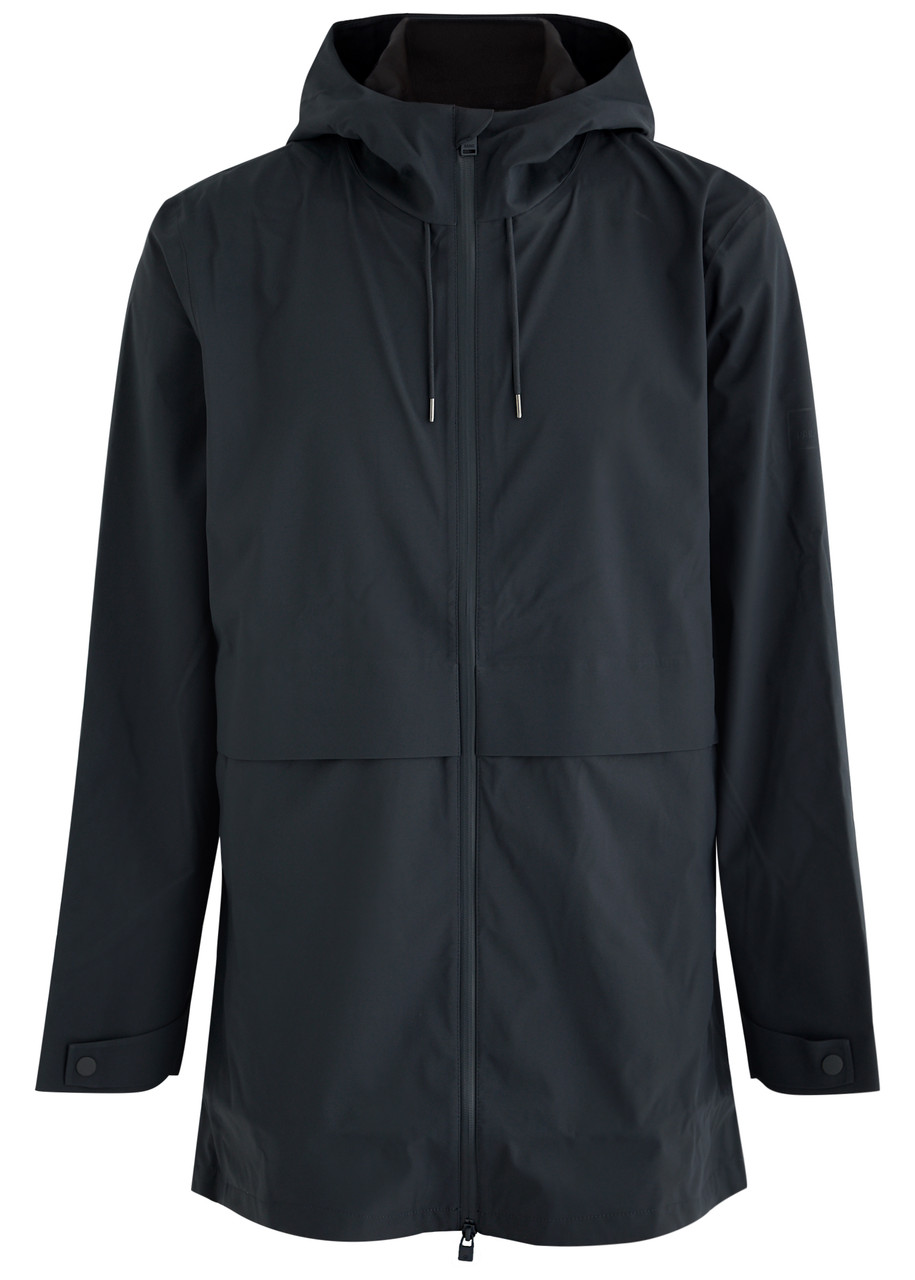 Rains Suva Long Hooded Waterproof Jacket – Navy Rains Suva Long Hooded Waterproof Jacket – Navy
