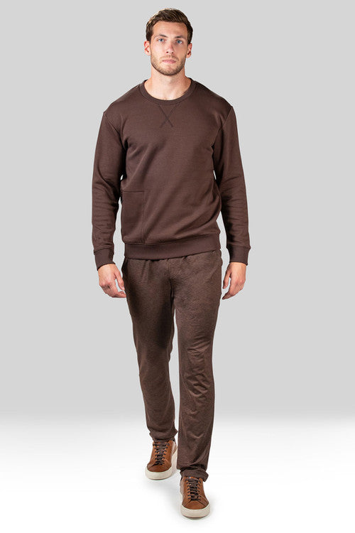 Bagani Brushed Fleece Side Zip Pullover Sweatshirt