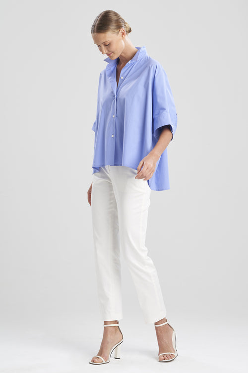 Cotton Poplin Caftan Shirt Cotton Poplin Caftan Shirt