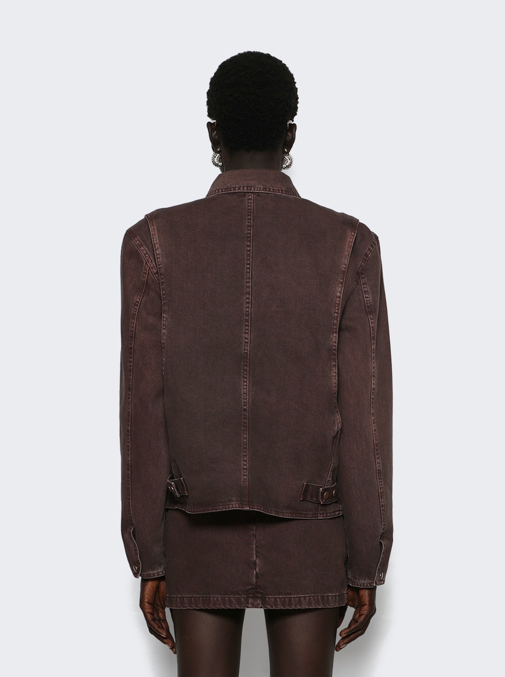 Denim Jacket Brown Denim Jacket Brown