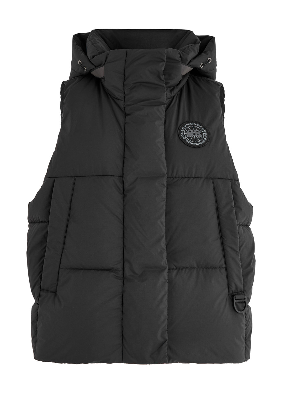 Canada Goose Junction Quilted Hooded Shell Gilet – Black